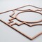 Ekena Millwork Large Gypsum Decorative Fretwork Wood Wall Panels, Cherry, 23 3/8"W x 23 3/8"H x 3/8"T WALW24X24X0375GYPCH - alternate 3